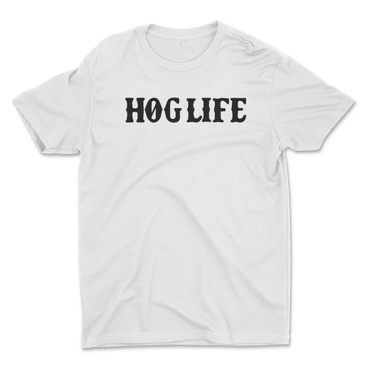 Hog Life Shield Tee - White