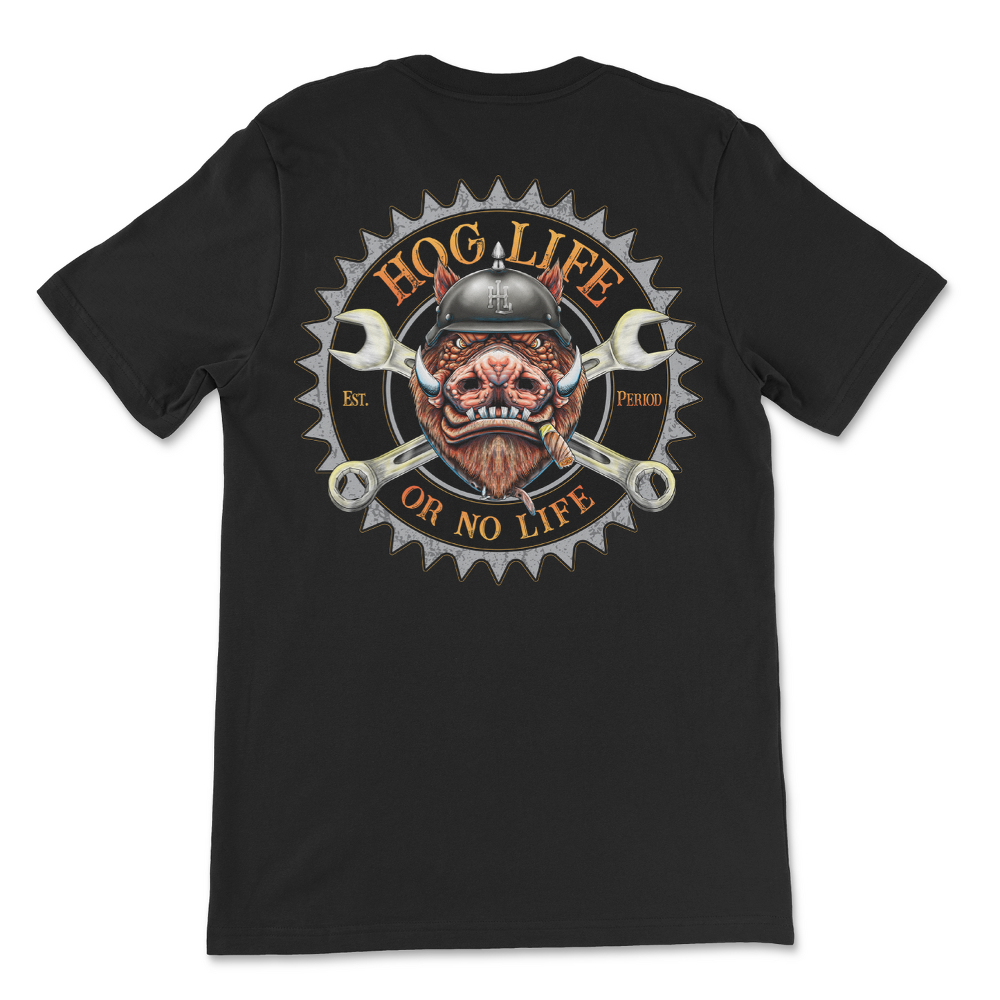 Sprocket Pig Tee - Black